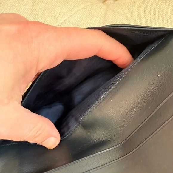 Burberrys Vintage Navy Nova Check Long Wallet - Picture 7 of 7